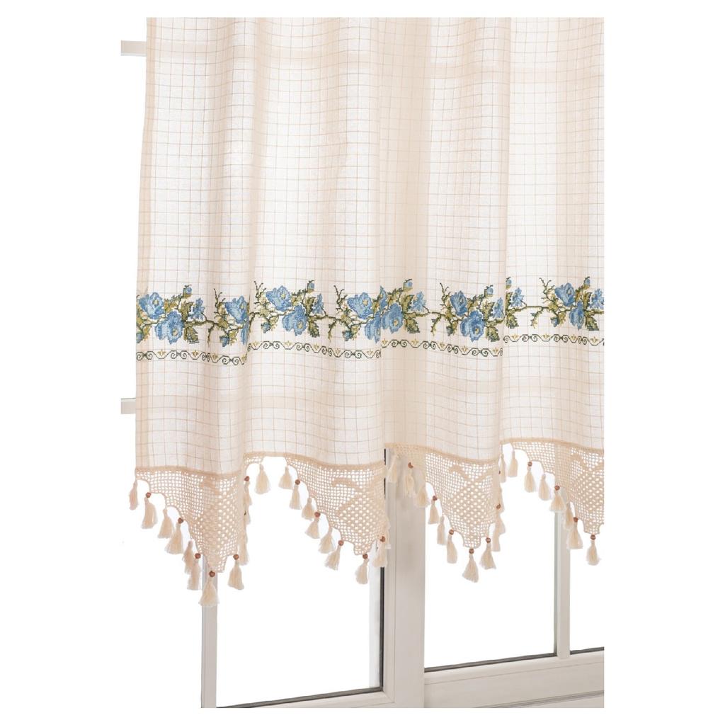 Красный Крест -поплавок Булдан Иси Крест -ул.. Ручной кружевной льняной занавес