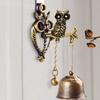 Retro Retro Style Animal Door Bell Metal Iron Bell Wind Bell Hanging Decoration Wall Horse Elephant Owl Modeling Wall Ornaments