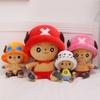 2025 HoT 25cm One Piece Anime Figure Zoro Luffy Chopper Plush Toys Cute Cartoon Plushie Stuffed Dolls Pendant Kids Xmas Gifts