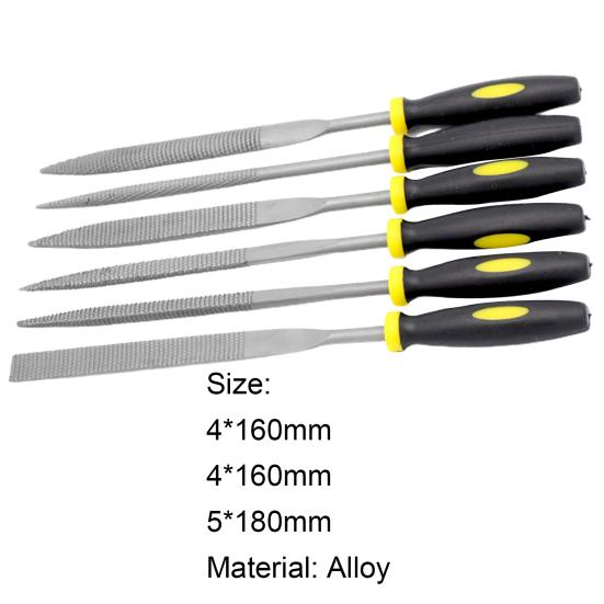 6 шт., многофункциональный рашпиль по дереву, высокотемпературная закалка, широко используемое оборудование для мастерских, деревообрабатывающий напильник для дома