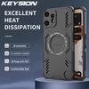 KEYSION Полый чехол для отвода тепла для Nothing CMF Phone 2 Pro Магнитное охлаждение Противоударный чехол для телефона для CMF Phone 2 Pro