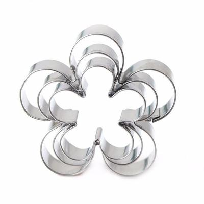 Новинка, 5 шт./1 компл., резак для снежинок, печенье, нержавеющая сталь, форма для помадки, кондитерских изделий, форма для печенья