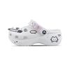 Classic Platform Clog EVA Meow Fun Shoes Hand-Painted Robot Cat Classic Cloud Dok Girly Cute Hole Shoes Women's White