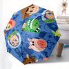 Toy Story characters,Space theme Automatic Opening and Closing Umbrella - 8-rib Folding Design, Lightweight and Portable, Suitable for Daily