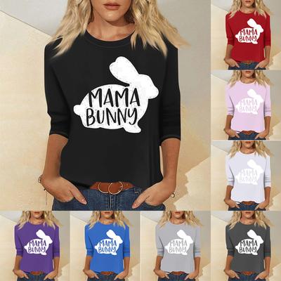 Женская мода повседневный свитер с семью рукавами и принтом ко Дню святого Валентина