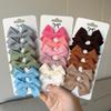 6Pcs/lot Solid Color Ribbon Baby Bows Hair Clips for Baby Girls Handmade Bowknot Hairpin MiNi Barrettes Kids Hair Accessories