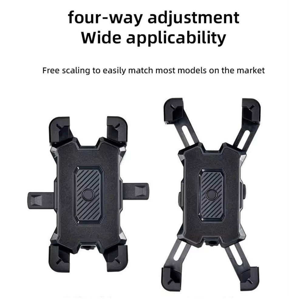 360 Rotation Universal Phone Holder for iPhone Riding MTB Stand Bracket Non-slip Cycling Shockproof Bracket GPS Clip