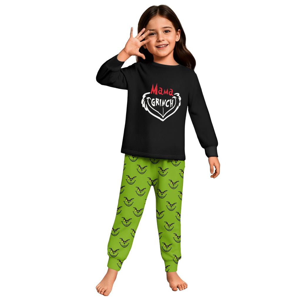 Children's Boys And Girls Thin Two-piece Long-sleeved Pants Two-piece