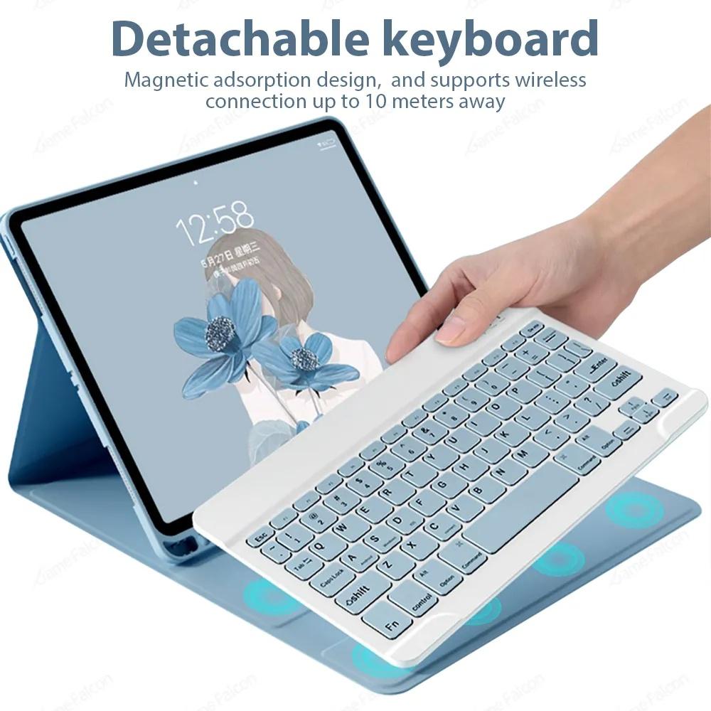 Keyboard Case with Mouse for Xiaomi Redmi Pad SE 2023 11" Magnetic Tablet Keyboard Thin Protective Cover for Redmi Pad SE 11