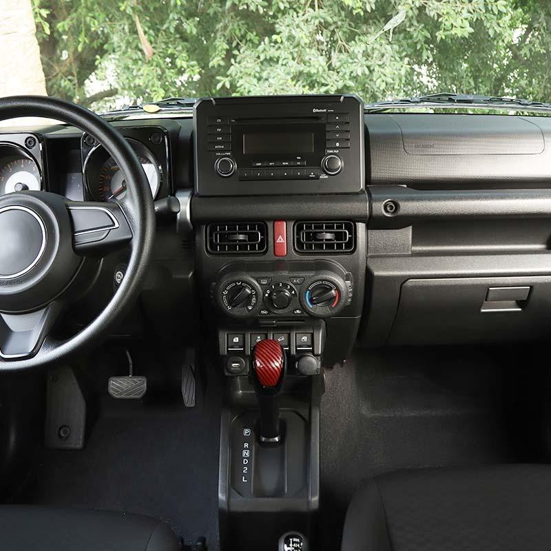 Декоративные наклейки на ручку переключения передач автомобиля ABS для Suzuki Jimny 2019 Up Interior Accessories