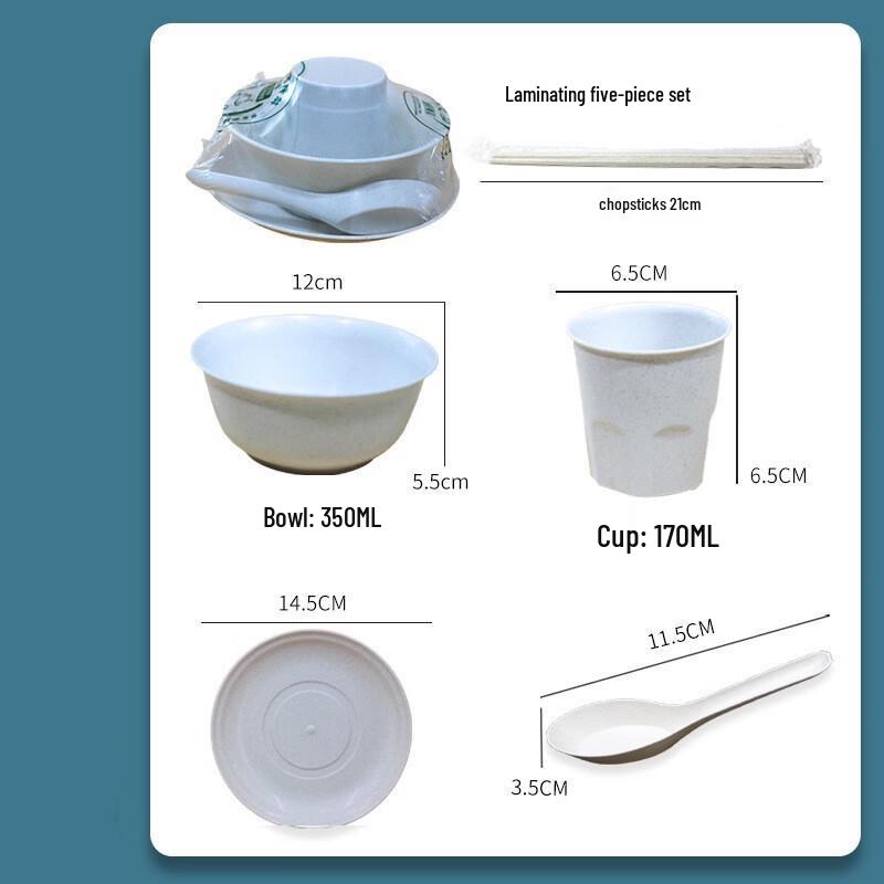 Набор одноразовой посуды ZISIZ