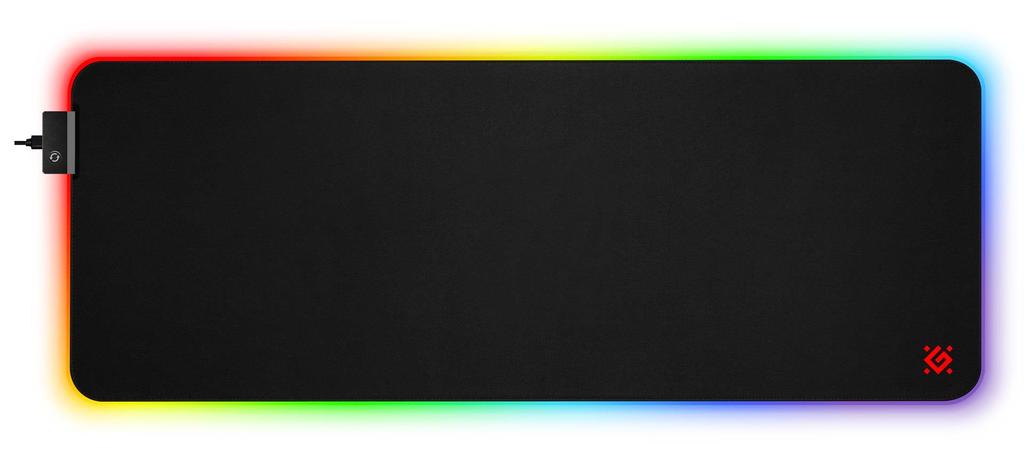 Defender Gaming ULTRA LIGHT 900x350x4mm RGB LED Backlight Mouse Pad + GAME