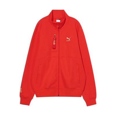 Puma Куртка-стойка с вышитым логотипом и застежкой-молнией, унисекс, куртки 621829-05
