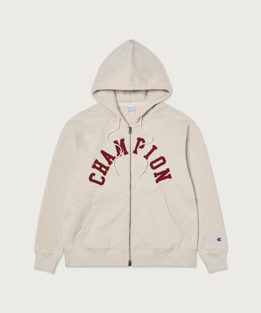 Champion Худи на молнии свободного кроя с логотипом-аркой, 4 цвета (Тип А)