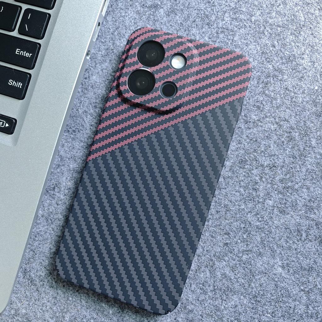 Чехол для OnePlus 13S 13T Матовый Жесткий Узор из Текстуры Углеродного Волокна Легкое и Тонкое Покрытие Для One Plus 13 T Модный Корпус Бампер