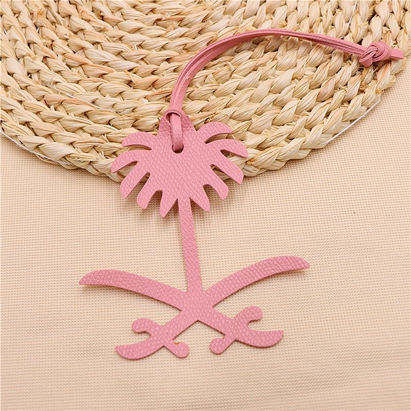 Натуральная кожа Саудовская карта финиковая пальма брелок женский рюкзак кулон женская сумка брелок