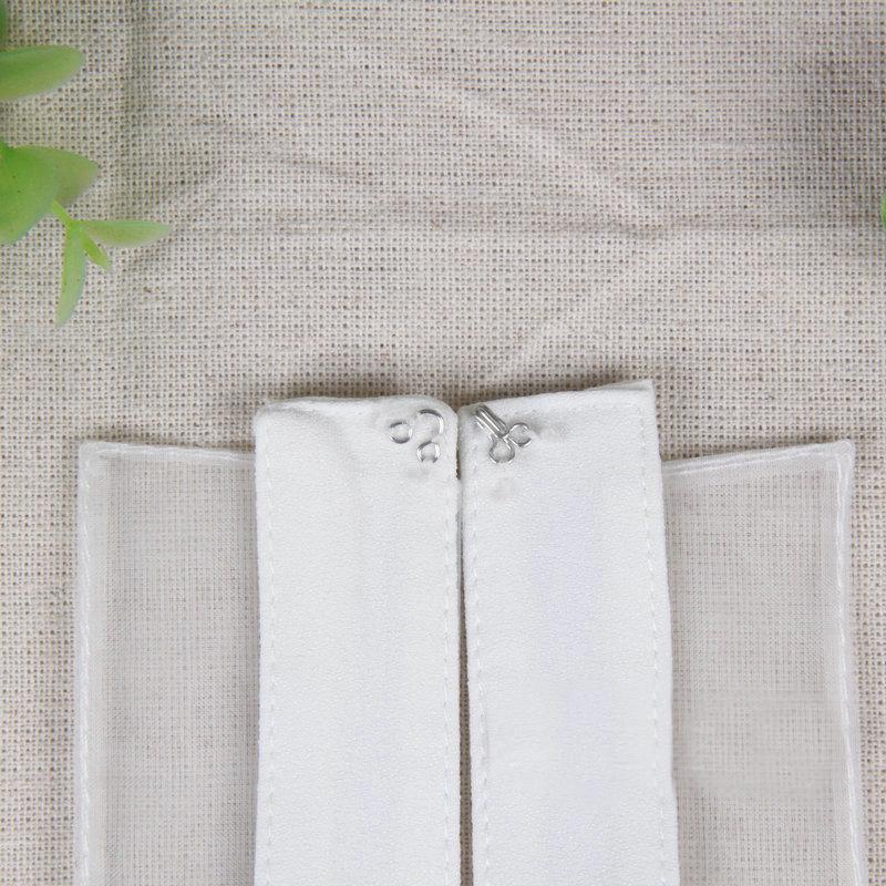 Elegant Shirt Fake Collar for Woman Lace Flower Handmade Beads Sweater Decoration False Collar Detachable Collars Accessories