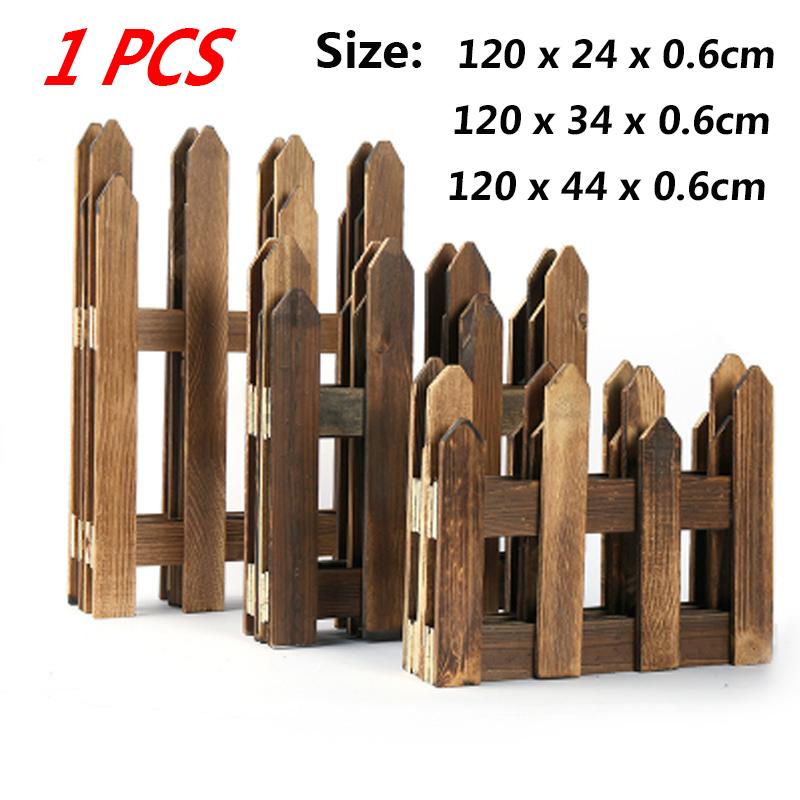 1,2 м бревенчатый бордюрный забор, палисад, устойчивый к коррозии деревянный бордюрный садовый забор для цветников