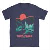 Unisex Unisex TShirts Twin Peaks National Parks Tonal Welcome Poster Cotton Tees Short Sleeve T Shirt Round Collar Clothing Summer