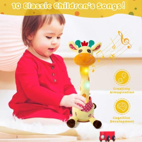 Musical Giraffe Toy – Sings Dances & Repeats What You Say Dancing Stuffed Animal Toys