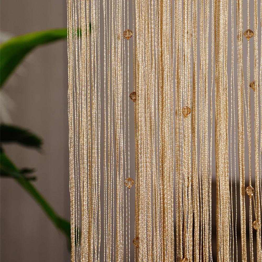 Разделитель комнаты Кристалл Бусины Шторы-нити Блестящие Кисточки Оконные Шторы Дверные Шторы Домашний Декор