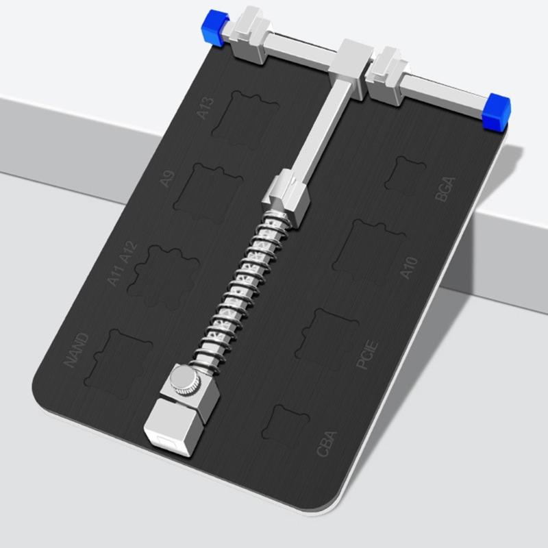 Synthetic Stone and Metal Mobile Repair Clamp PCB Maintenance Support Platform With Integrated Chip Slot for Technicians