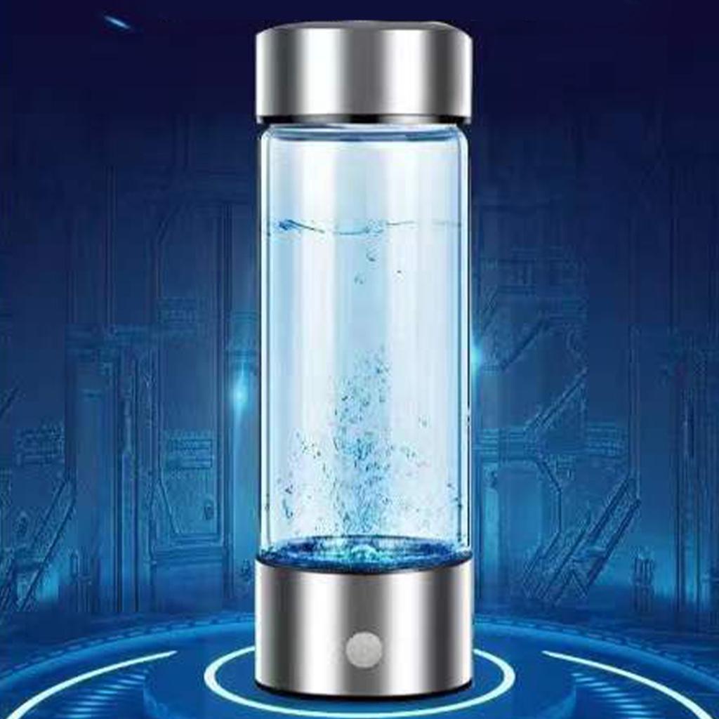 Hydrogen Water Maker Bottle 420ml USB Rechargeable Promotes Metabolism Portable Hydrogen Water