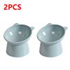 3PCS Tilted Cat Food Bowl Cat Food Dish Ergonomic Raised Cat Food Bowl Anti Vomiting Plastic Feeding Bowl Non Slip for Cats Dogs