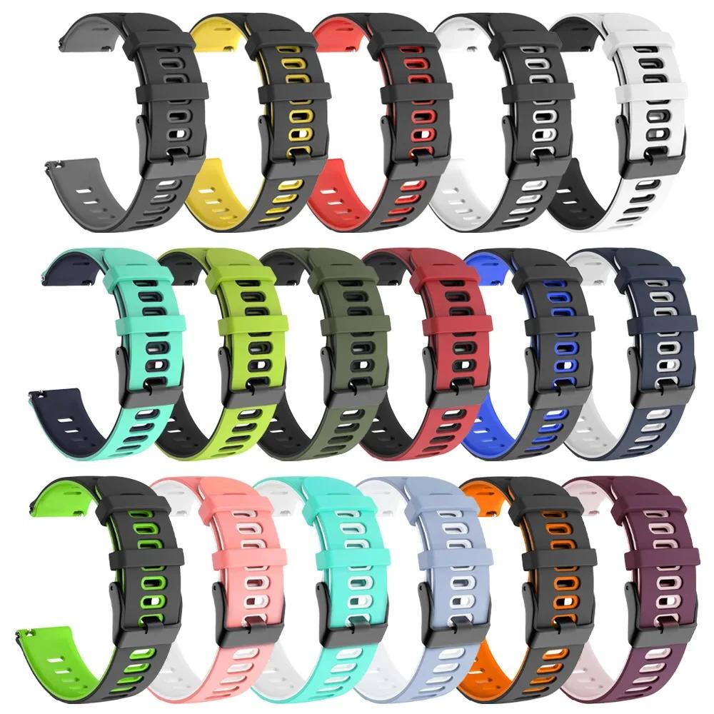 Спортивные силиконовые ремешки для часов Samsung Galaxy Watch 6 5 Pro 44мм 40мм Браслет Watch 4 6 Classic 43мм 47мм Ремешок 20мм 22мм