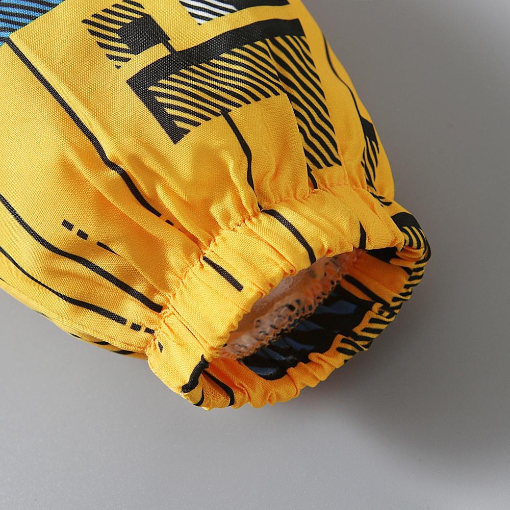 Одежда для маленьких девочек, комбинезон с рюшами и рукавами в африканском стиле бохо, одежда для детей 1-5 лет