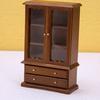 1:12 Creative 3 Layers Decorate Exquisite Detail Cupboard Dining Cabinet Model Dollhouse Furniture Micro Landscape