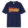 Back To The Future Tshirt Cotton T Shirt for Men Summer Short Sleeve T Shirts Movie Hip Hop Tee Tops Streetwear T-shirts 4XL