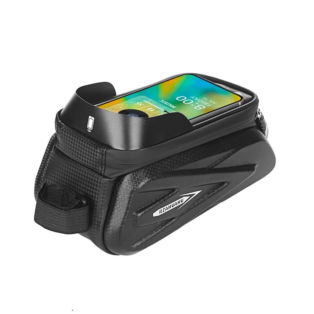 Phone Hard Case Top Tube Bag Large Capacity Waterproof Reflective Mtb Road Bicycle Saddle Bag Head Bag Front Beam Bag