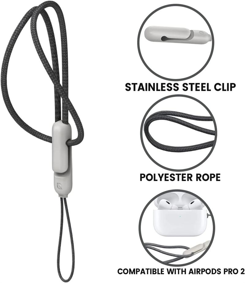 5PCS Anti-lost Rope Lanyard Earphone Mobile Phone Bracelet Strap for Airpods IPhone Keychain Hand Wrist Charm Cord Accessories