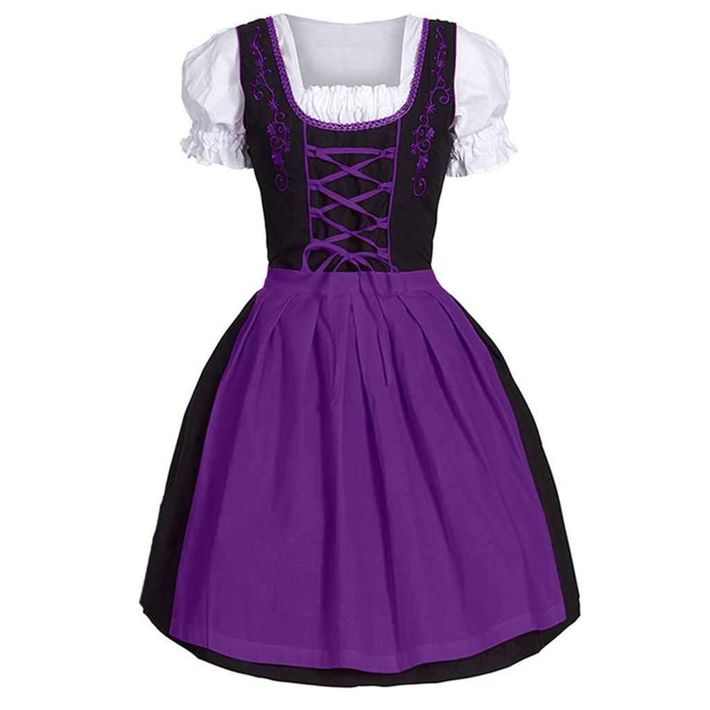 Beer Festival Costume, Women's Performance Costume, Square Neck Dress Square Neck Dress