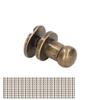 200 Sets Chicago Screws Round Head Rivets 7x5mm DIY Handcraft Pure Copper Round Head Rivets Leather