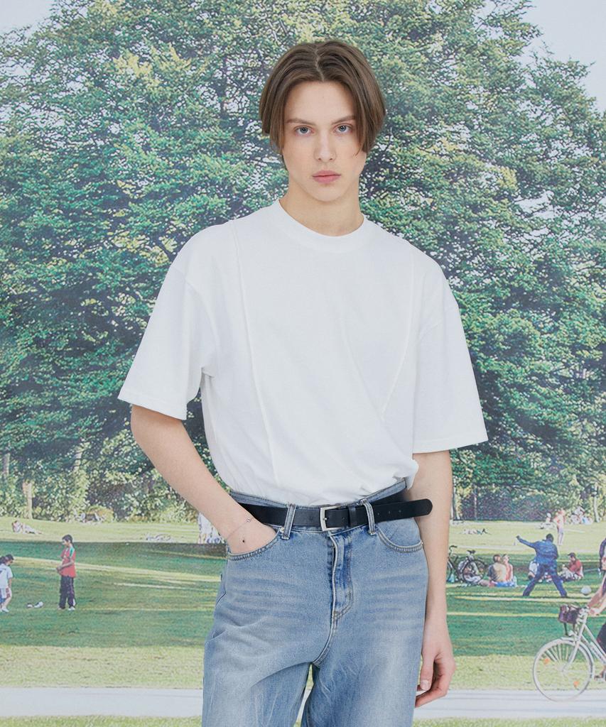 PINBLACK Vintage Lined Short Sleeve T-Shirt (2 Colors)