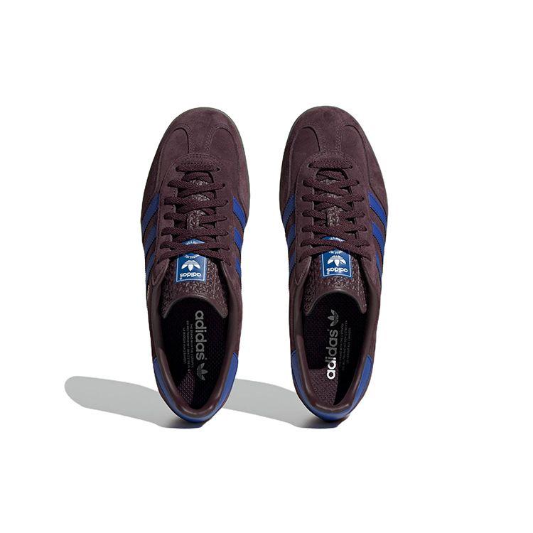 adidas Кроссовки унисекс Gazelle Indoor Maroon Lucid Blue Red Shadow-Maroon Semi-Lucid-Blue IG9980