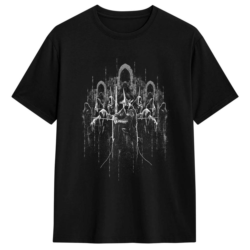 LOTR Tower of Mordor Unisex T Shirts Humor Tees Short Sleeve Crew Neck TShirts Cotton Adult Clothing