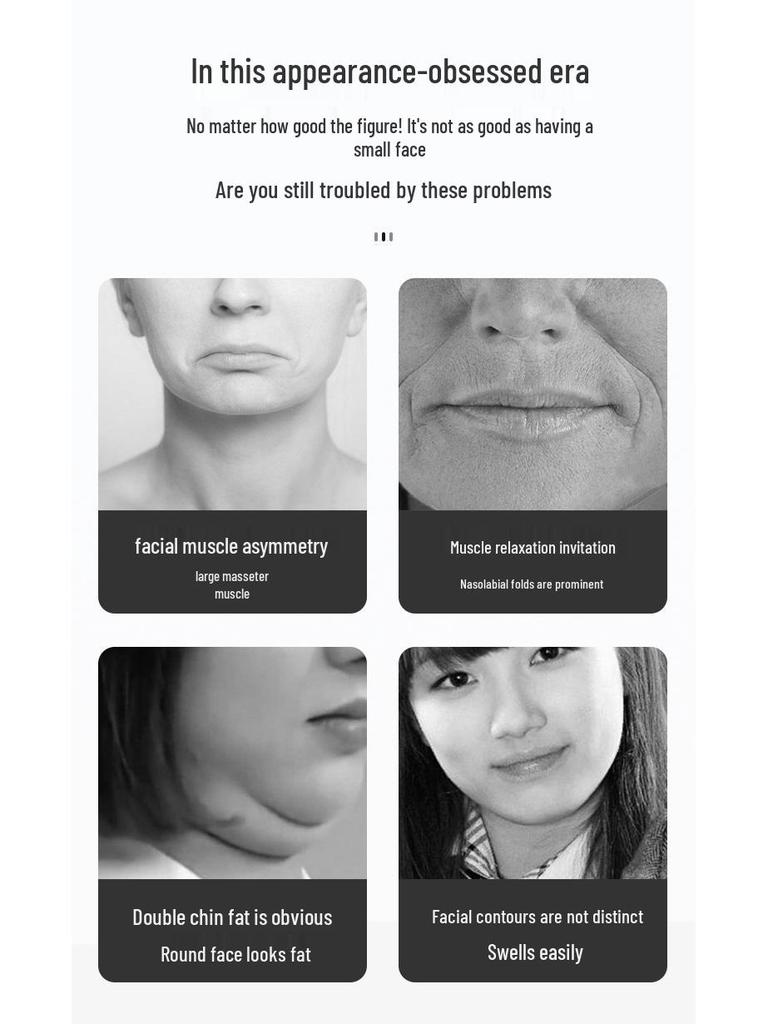 V-образный EMS микротоковый массажер для похудения и формирования лица