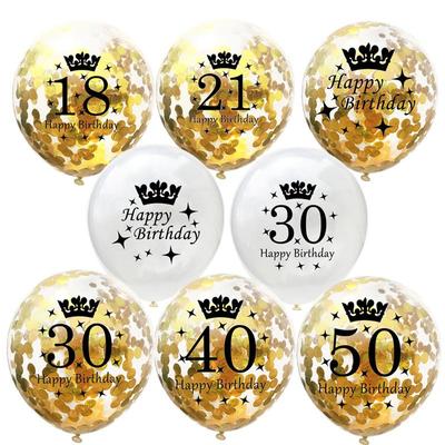 Набор из 5 воздушных шаров с декором