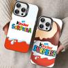 Чехол-футляр Trolly Egg KINDER JOY с сюрпризом для IPhone 17 16 15 14 13 12 11 Pro MAX Матовый Ударопрочный Задняя крышка Противоударный Матовый чехол