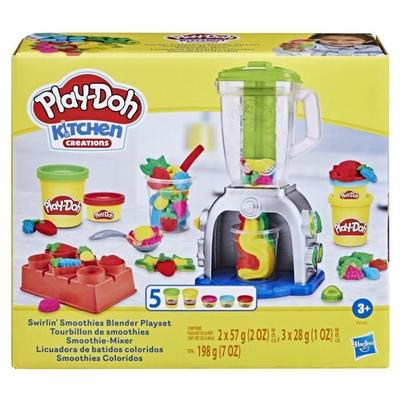 Play-Doh, Smoothie Swirl, игрушечная кухонная игрушка из пластилина, творческие хобби для детей от 3 лет и старше