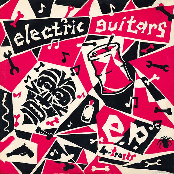 12-дюймовая пластинка ЭЛЕКТРИЧЕСКИЕ ГИТАРЫ E.p. 4трека BUYIT161 STIFF 1982 UK Рок Б/у