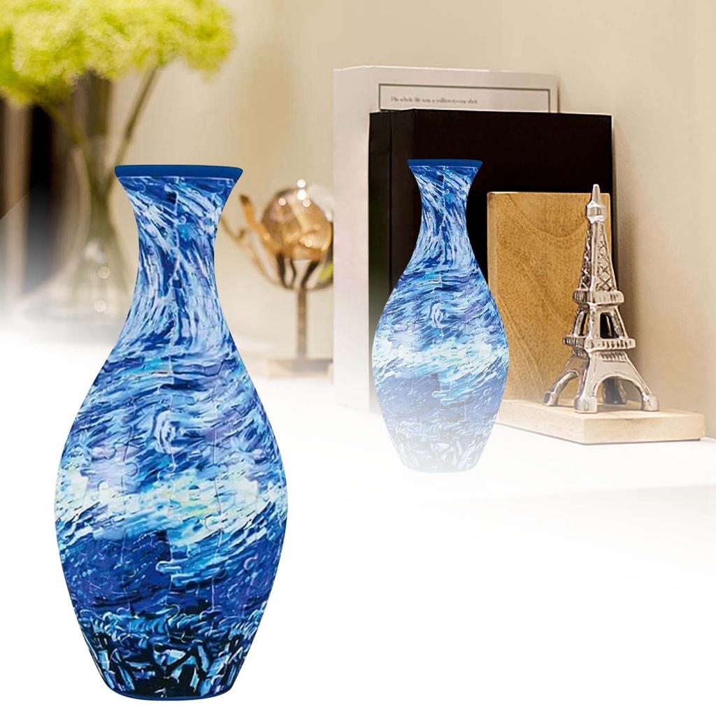 3D Puzzle Vase DIY Living Room Ornament Flower Arrangement Home Decoration Children's Birthday Toys