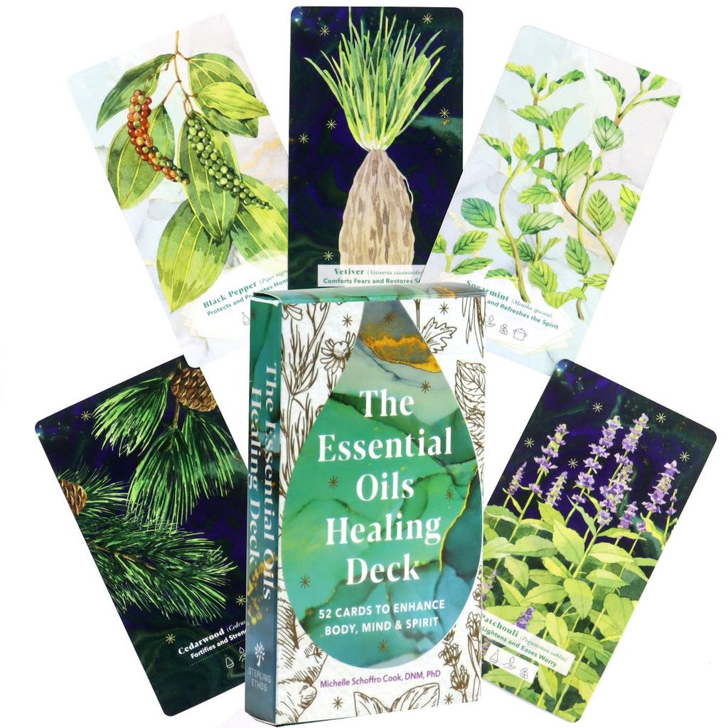 The Essential Oils Healing Deck 52 Cards To Enhance Body, Mind & Spirit 11*6cm