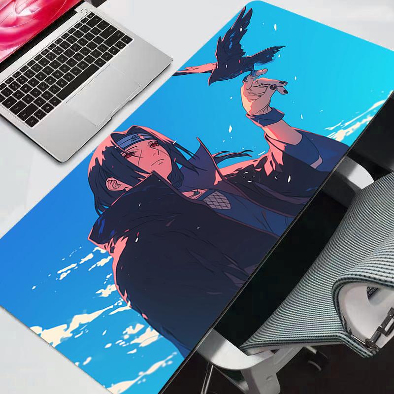 Naruto Mouse Pad rubber table Large Gamer xxl Desk mat Computer keyboard gaming accessories carpet mousepad durable anime