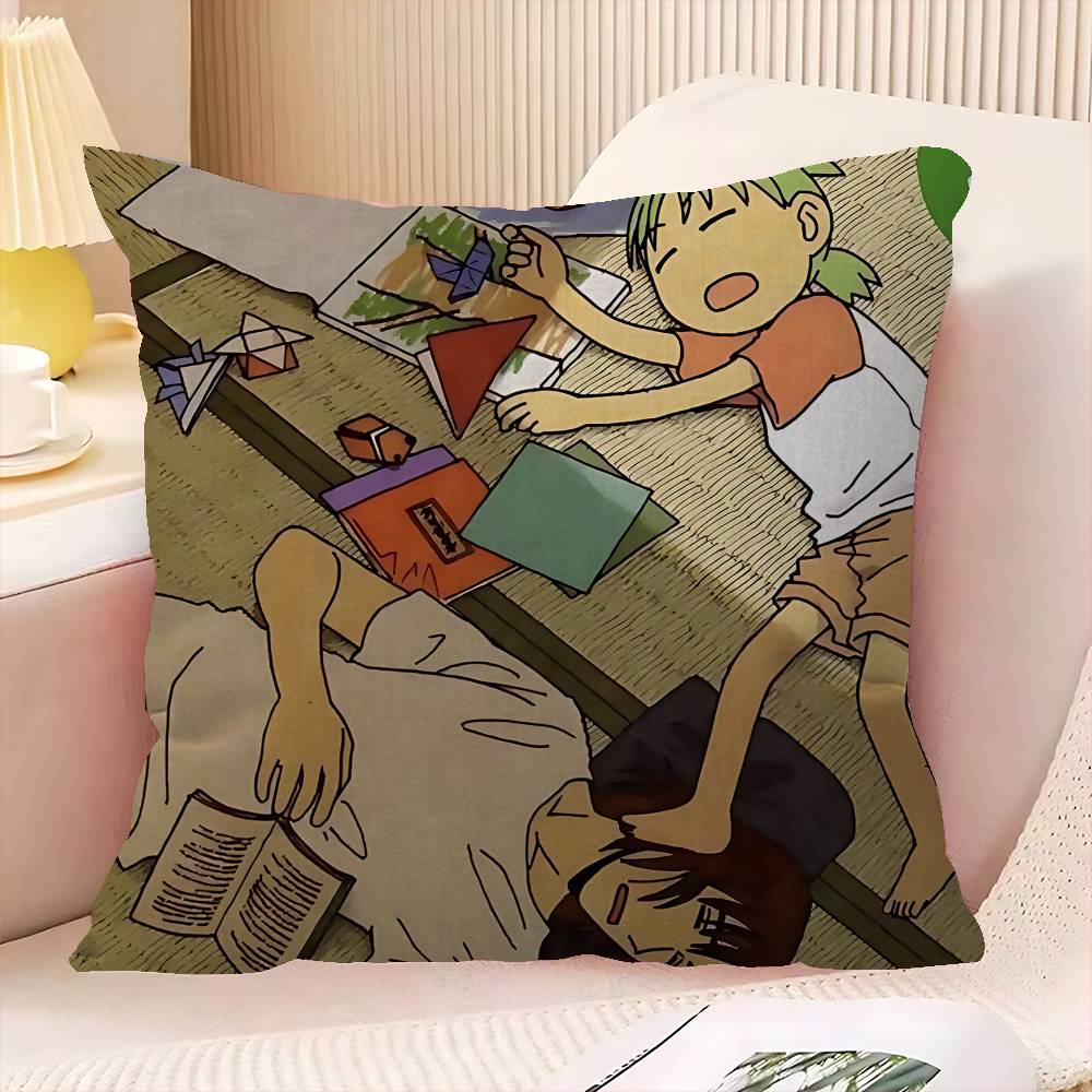 Anime YYotsuba Sweets Pillowcase toon Gift Cushion Cover Bedroom Home Sofa Chair Seat Decor pillow case