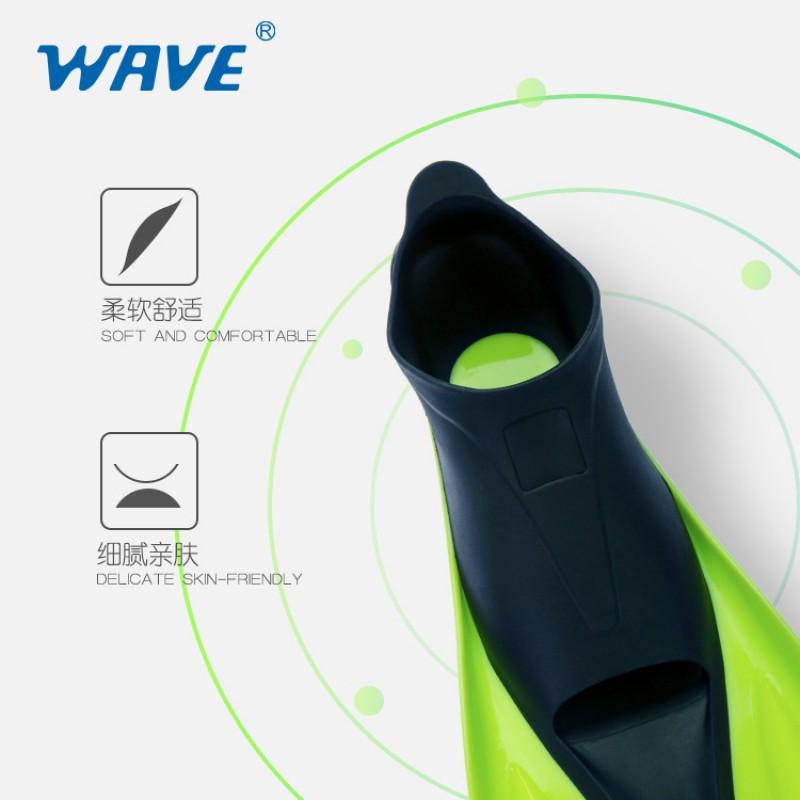Professional Freediving Snorkeling Fins Adults Unisex TPR Swimming Flippers Deep Dive Gear