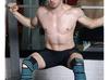 Elastic Knee Wraps 1.8m Compression Bandages for Gym, Adjustable Knee Support Straps 2 Pack.